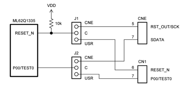 ロケーション回路 - ROHM Semiconductor RB-D62Q1335TD20リファレンスボード